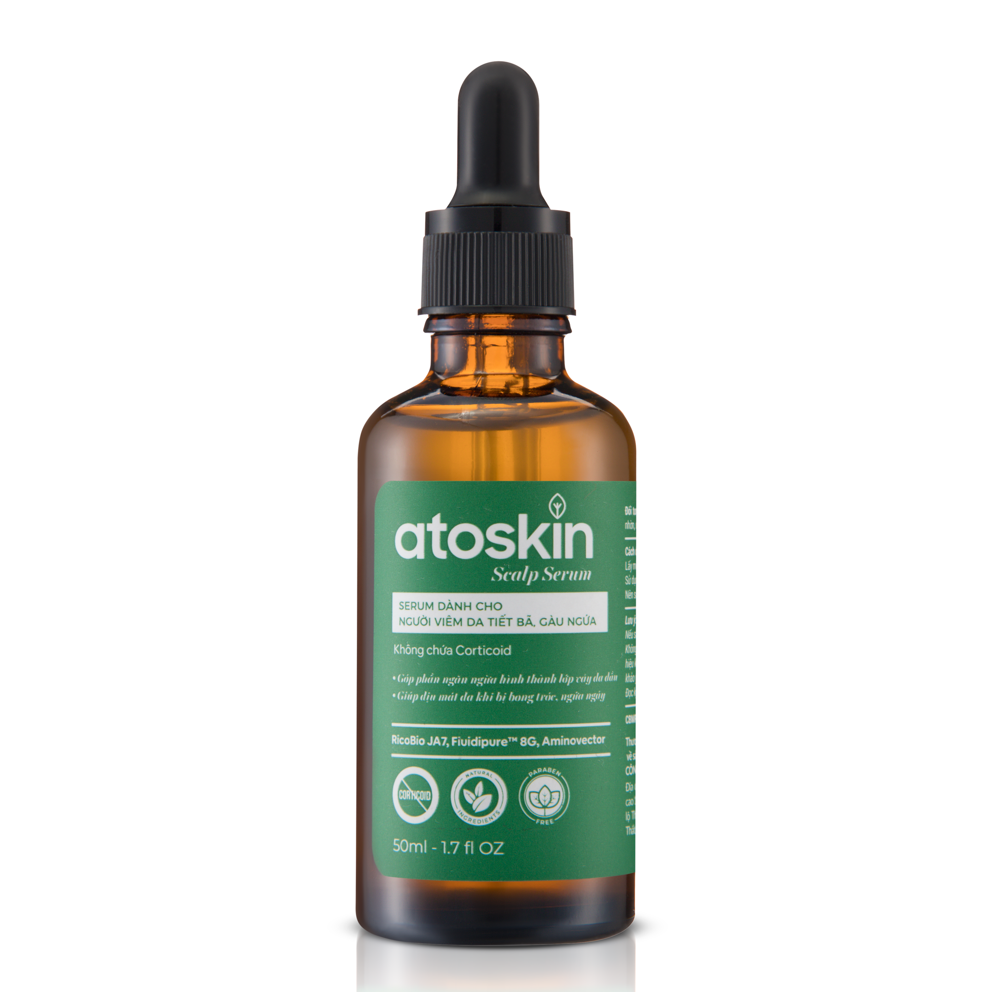 Serum Kulit Kepala Berminyak ATOSKIN 50ml – Solusi Penjagaan Kulit Kepala Yang Lembut & Selamat