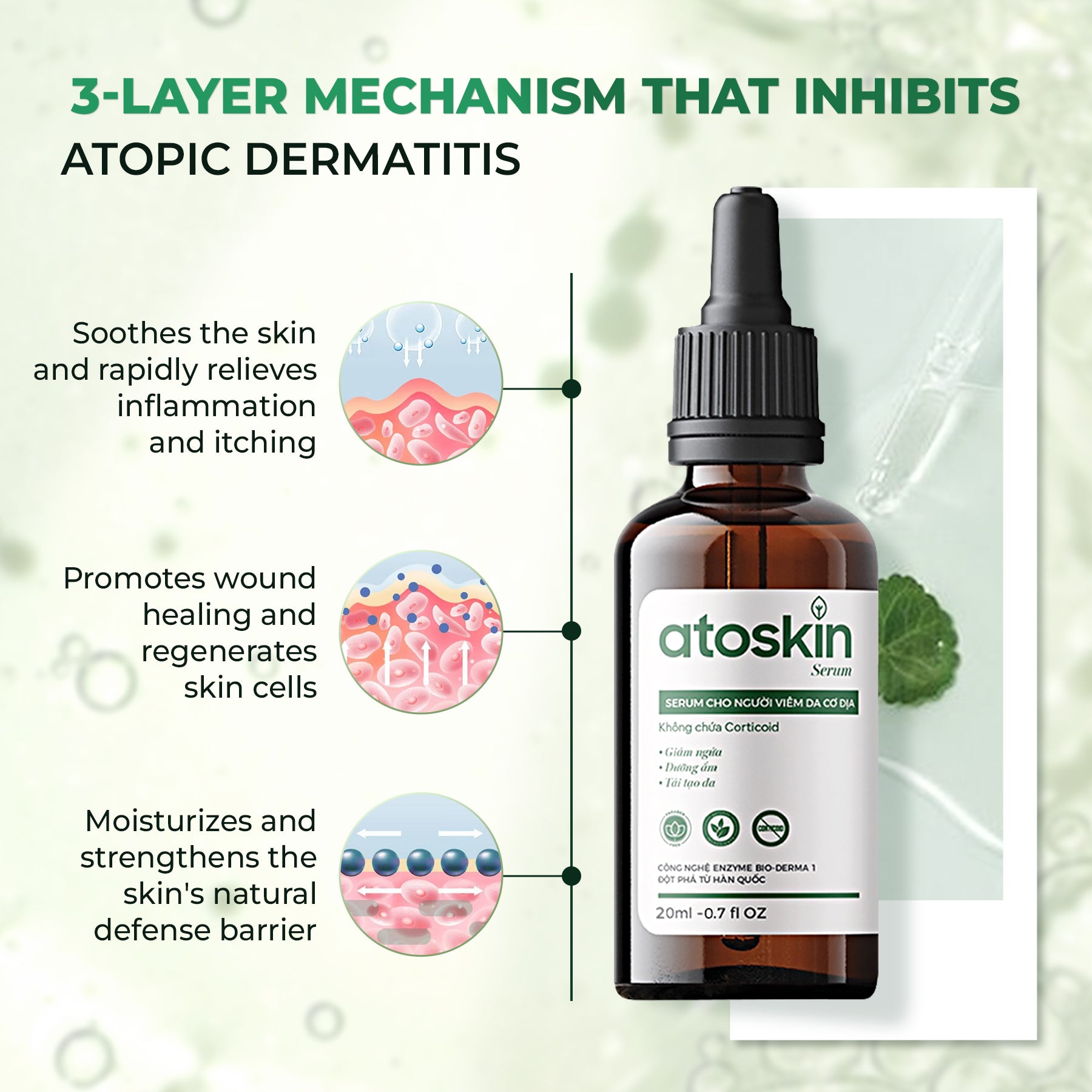 ATOSKIN Serum - Kurangkan kegatalan, psoriasis & ekzema – 7 Hari Nampak Perubahan