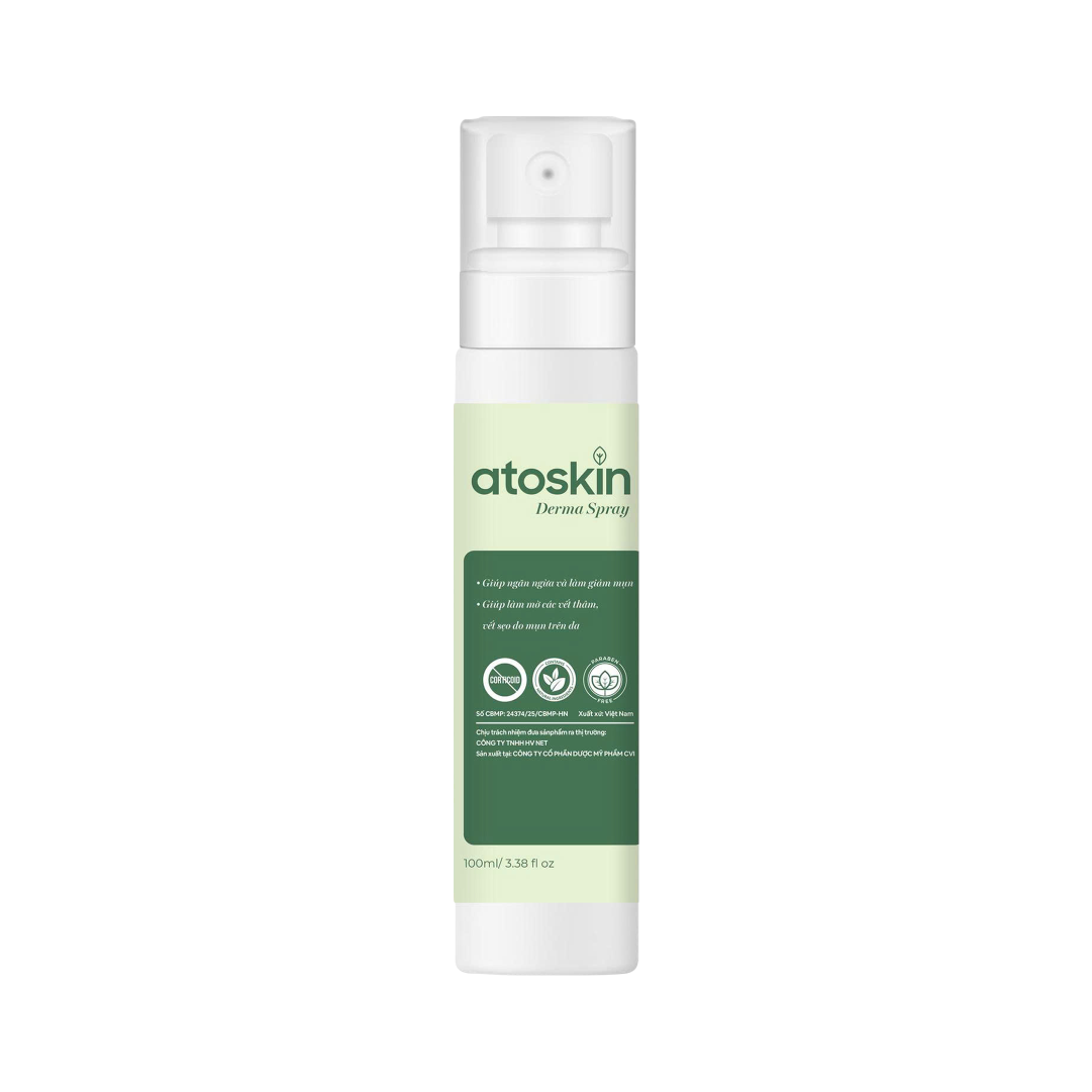 Semburan Jerawat Belakang ATOSKIN 100ml – Bersih, Kurang Jerawat & Pulih Kulit